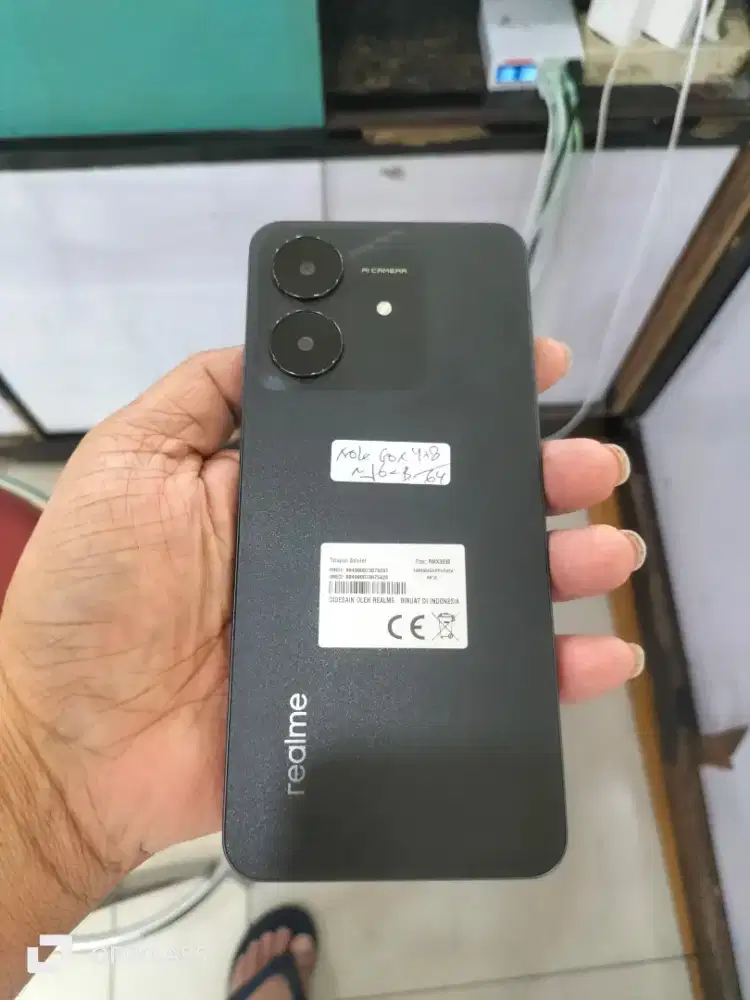 Realme note 60x ram 4+8 internal 64 mulus
