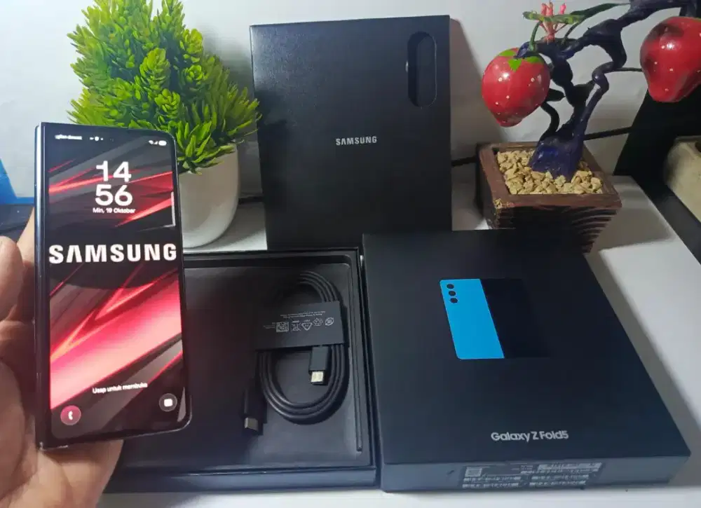 SAMSUNG Z FOLD 5 5G RAM 12/512GB ORIGINAL SEIN MULUS NOMINUS FULLSHET