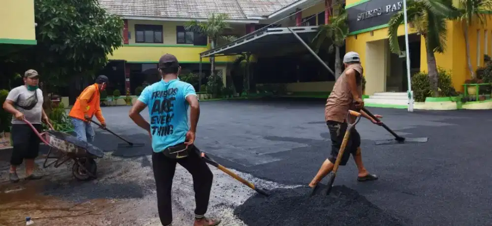 Pengaspalan, aspal jalan, aspal hotmix murah