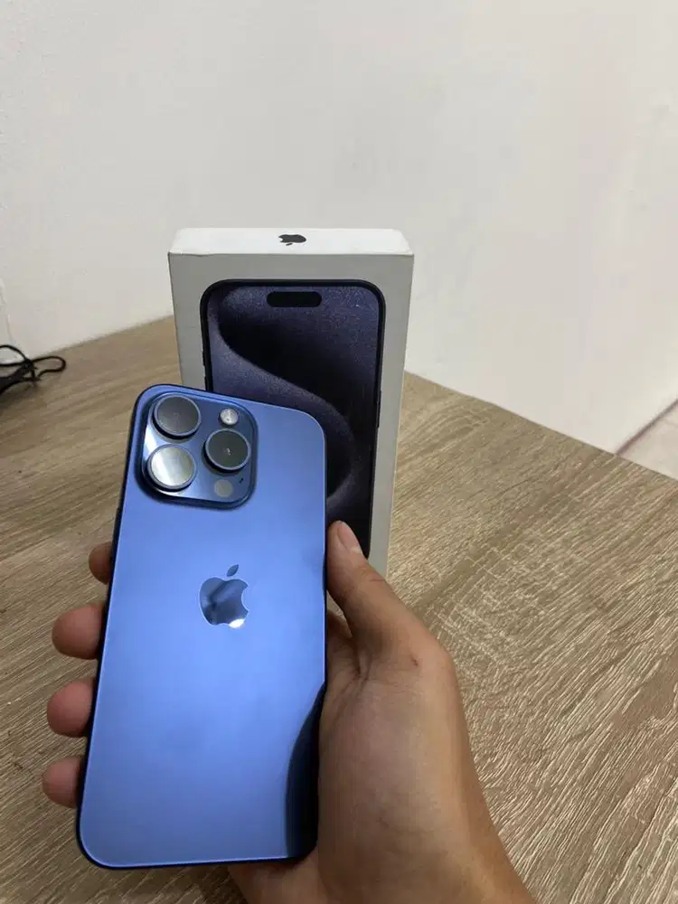 iphone 15 pro 128gb ibox Blue Titanium