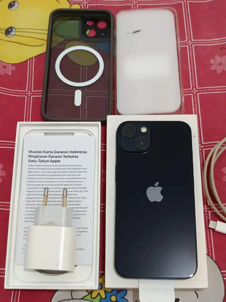 Iphone 13 ex Ibox 128gb (Bonus kepala charger ori ibox 18 watt)