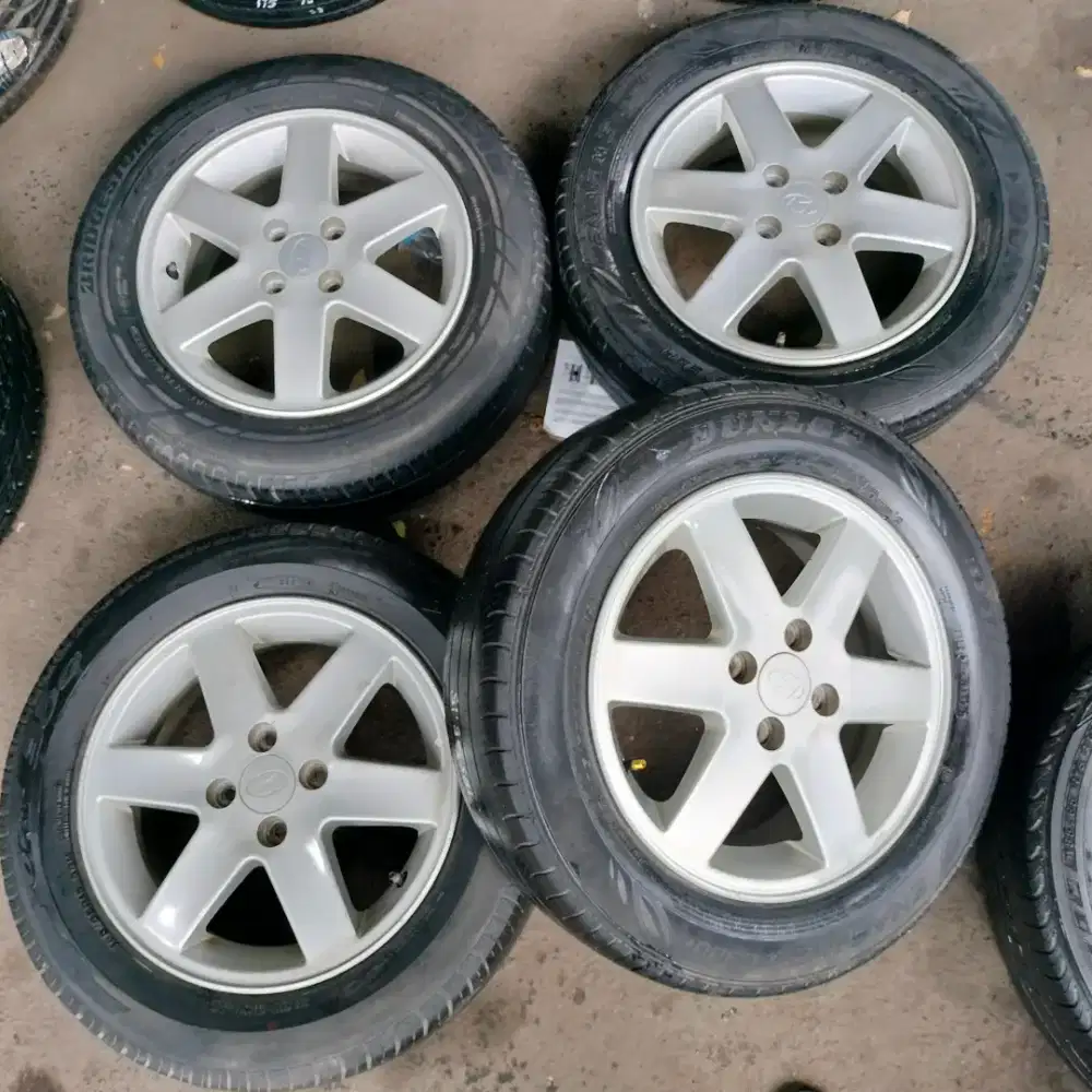 Velg original OEM hyundai Avega ring 15 pcd 4x100 ban 185/65 R15 4pcs