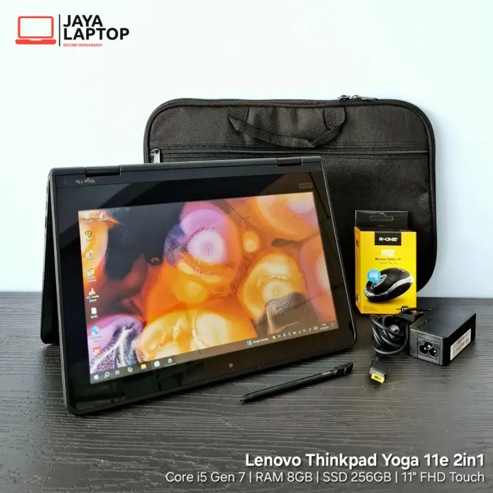 Lenovo Thinkpad 11e Yoga Core i5 8/256 2in1 Tablet Laptop Second Bekas