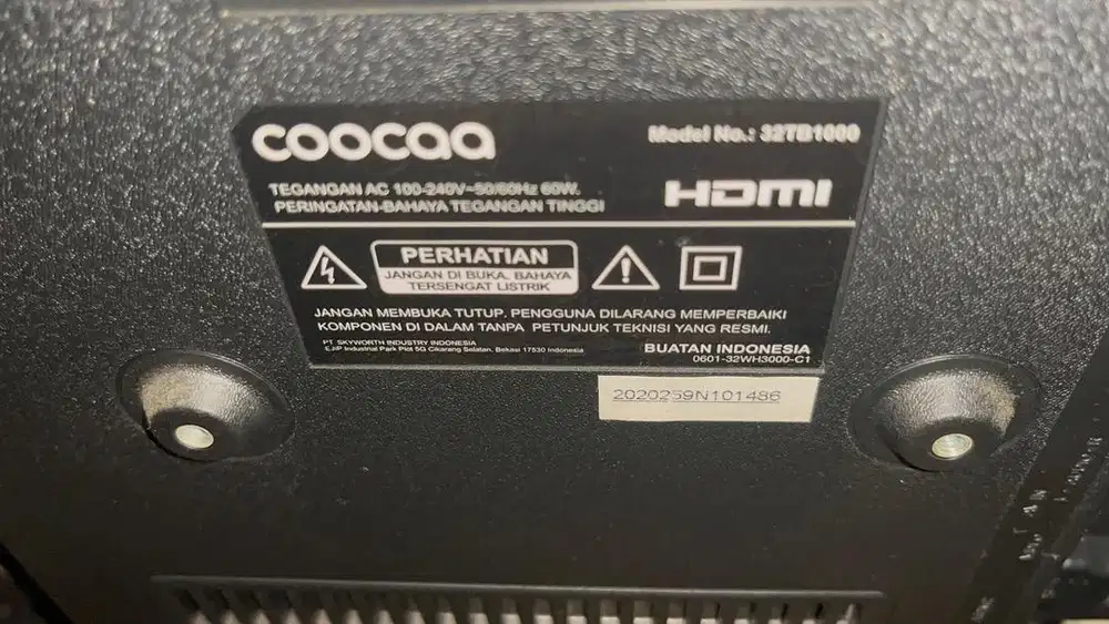 TV COOCAA 32 32TB1000 HDMI