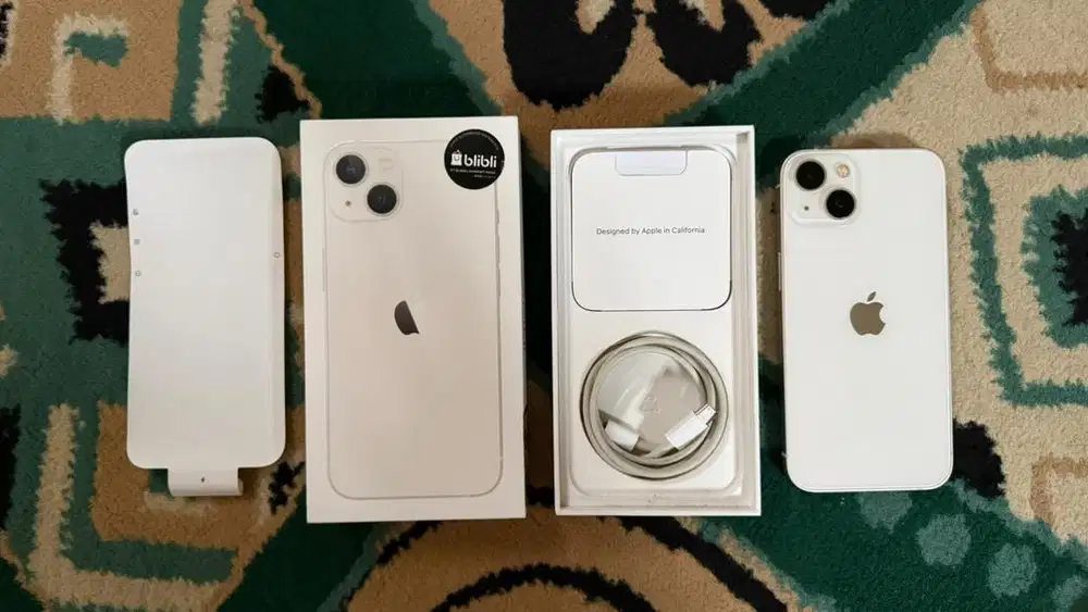 iPhone 13 Starlight / White 128GB Ex iBox Mulus No Minus