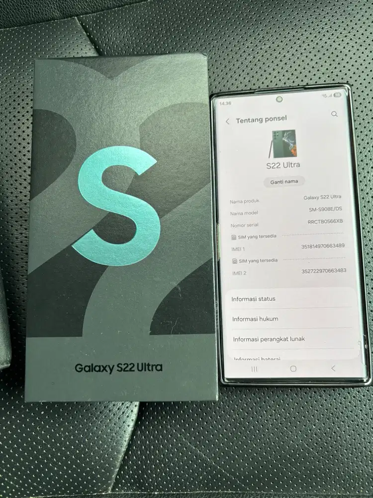 samsung S22 Ultra 12/256