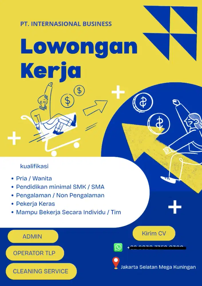 Lowongan kerja PT. Internasional Business