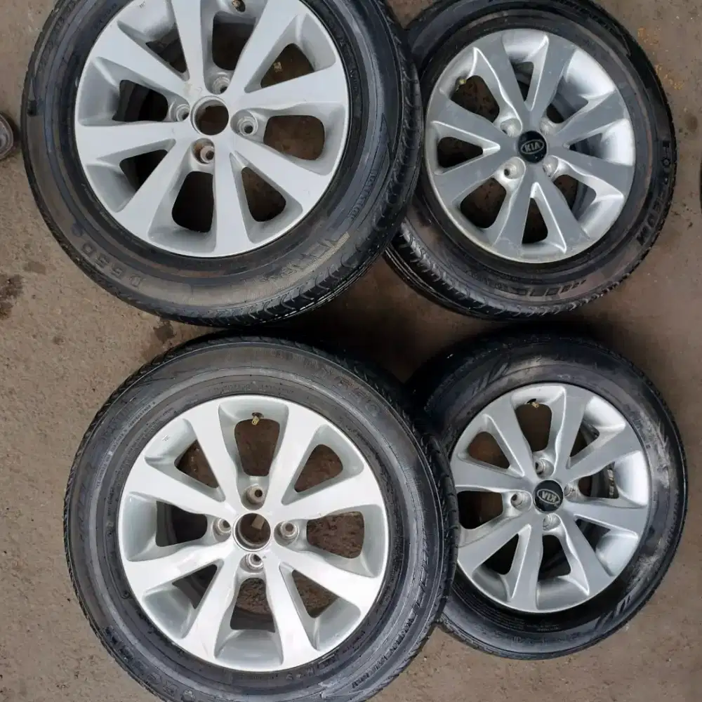 Velg original OEM KIA ring 15 pcd 4x100 ban 185/65 R15
