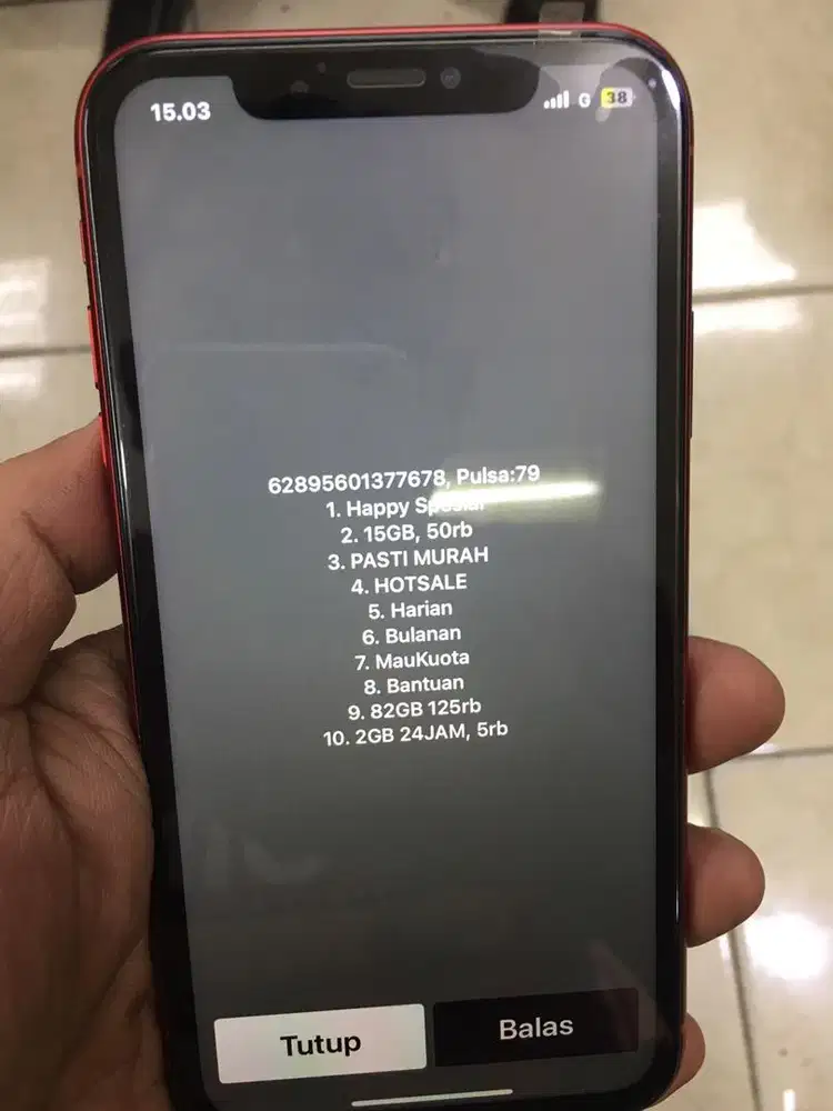 Dijual iphone xr 64gb byoas cell/wifi