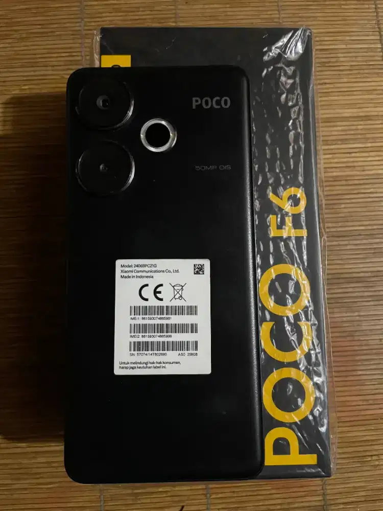 poco f6 8/256 fullset garansi