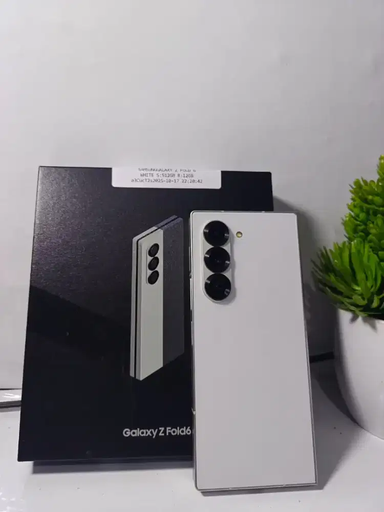 SAMSUNG Z FOLD 6 5G RAM 12/512GB ORIGINAL SEIN ABU WHITE PHANTOM
