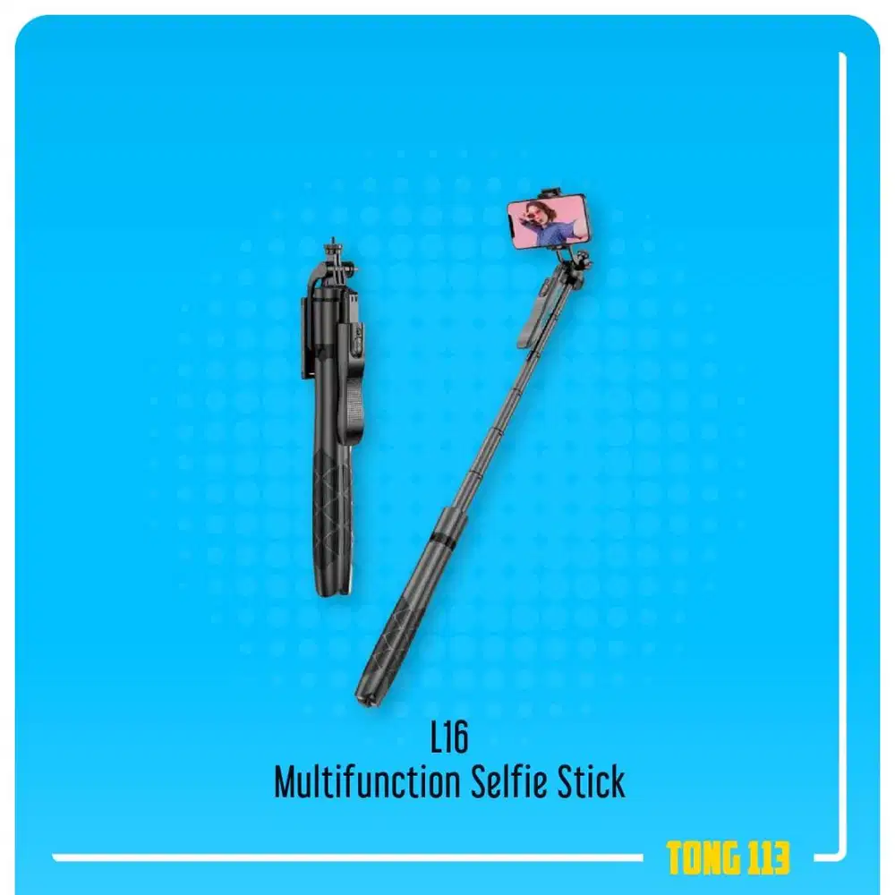 Tongsis Monopod L16 Multifunction Selfie Stick Bluetooth Tripod