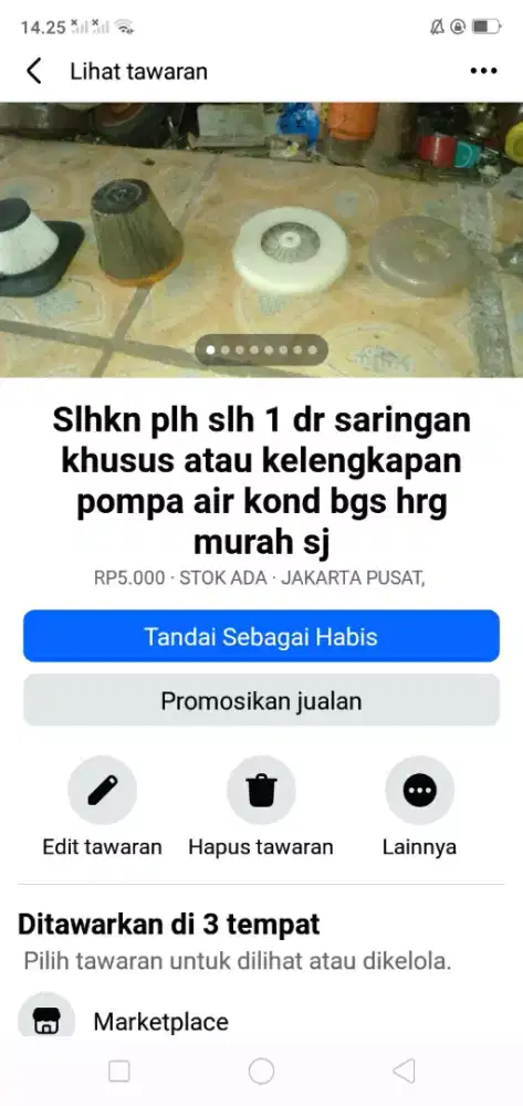 Slhkn plh slh 1 dr saringan atau kelengkapan pompa air murah sj