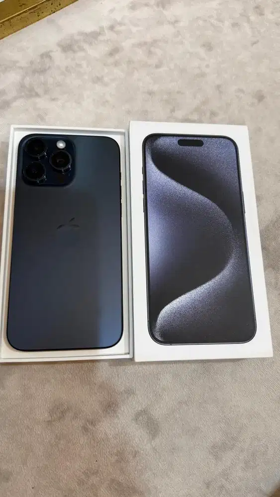 Iphone 15 Promax 512TB IBOX Blue Fullset Mulus