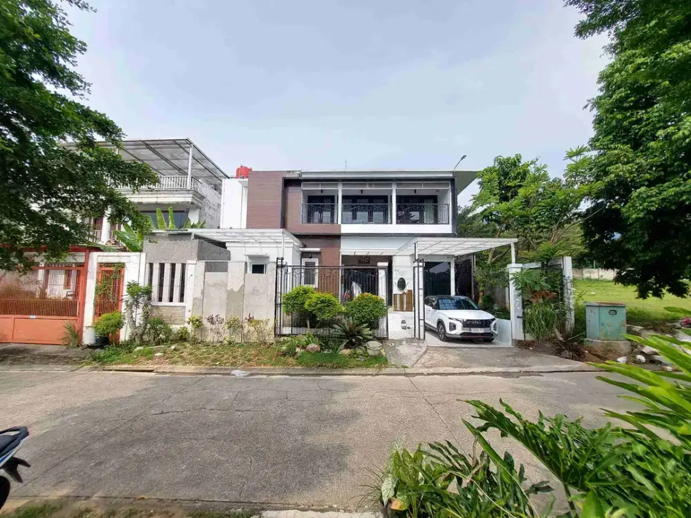 Rumah 2 Lantai Furnish dan Kolam Renang di Sentul City Hadap Dua Muka View Pegunungan Serasa Healing tiap Hari