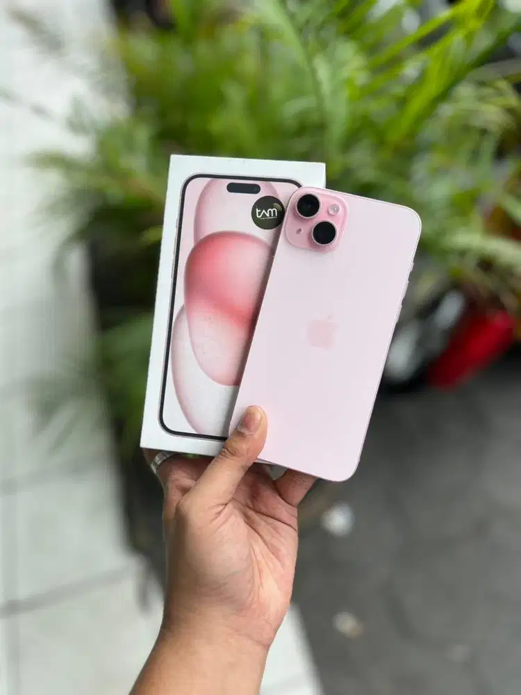 Iphone 15 plus 128gb ibox like new garansi On bh100%