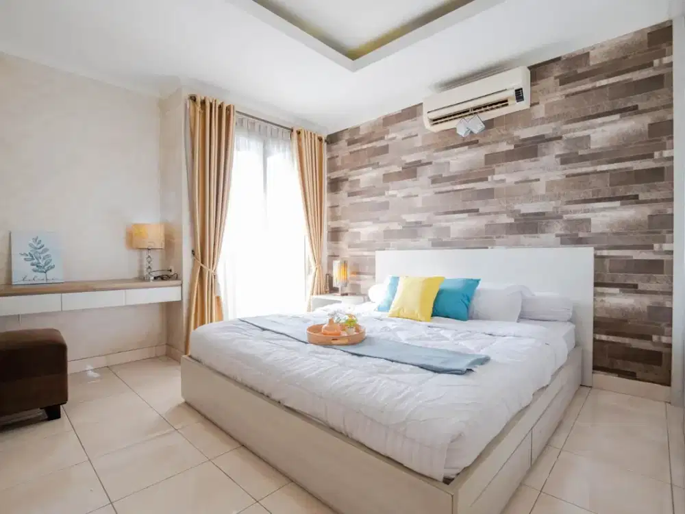 Sewa Apartemen Dekat Thamrin Tipe 1BR The Boulevard – Kawasan Tanah Abang, Bundaran HI, Monas, Tugu Tani, Cikini, Tomang, KS Tubun