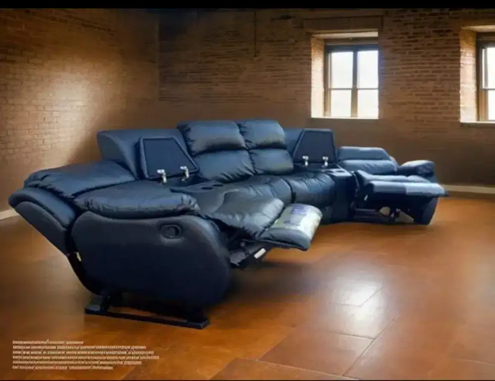 Sofa reclining cheers Informa bioskop Curve mulus like new