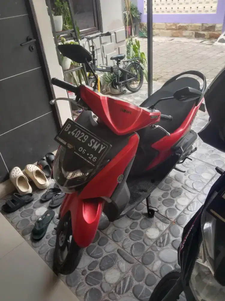 Yamaha Gear 125 2021 Merah Doff/Mate Red
