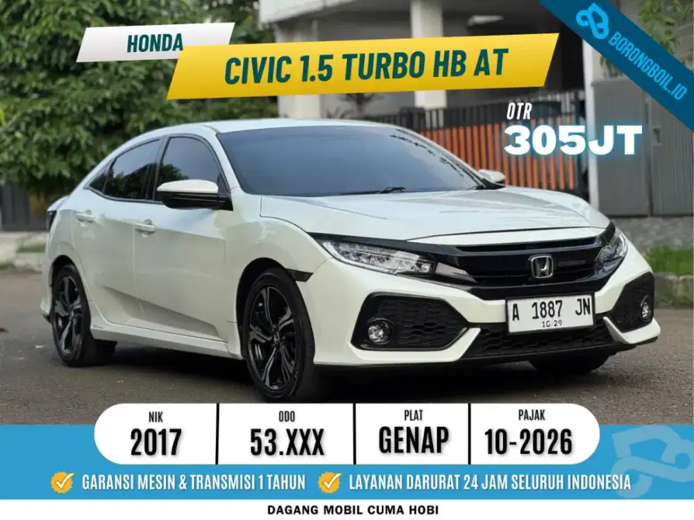 Civic 1.5 Turbo HB AT Putih 2017