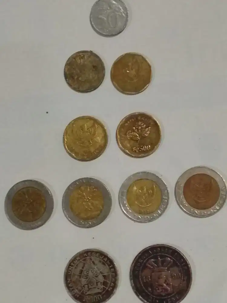 jual koin lama macam macam