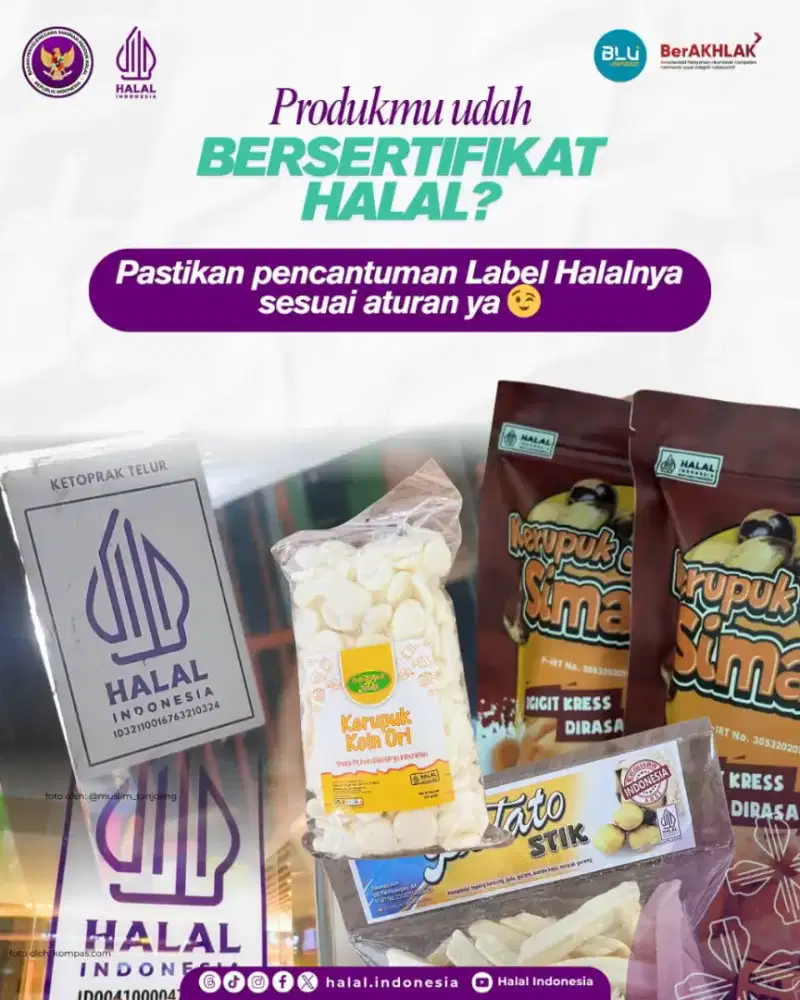 SERTIFIKASI HALAL GRATIS Self Declare,khusus produk usaha micro kecil