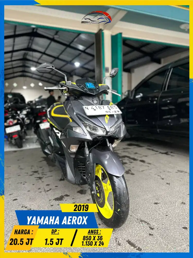 YAMAHA AEROX 2019 PAJAK PANJANG MASZEHH HIKMAH MOTOR KEPUH