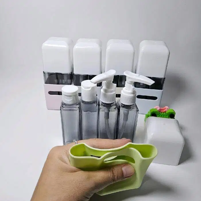 botol isi ulang travelling 4 jadi 1 green merk alpha goods praktis