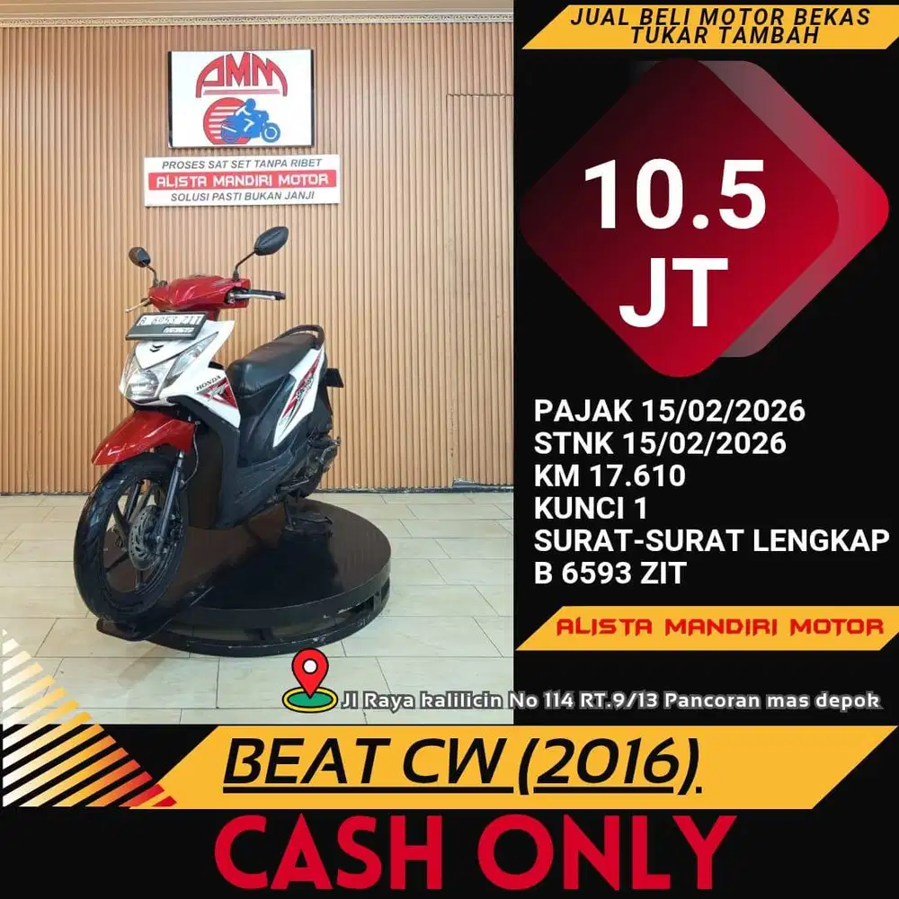 BEAT CW 2016 PAJAK HIDUP CC 0% KREDIVO TOKPED SPAYLETER INDODANA GOPAY