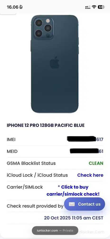 iPhone 12 pro 128gb.