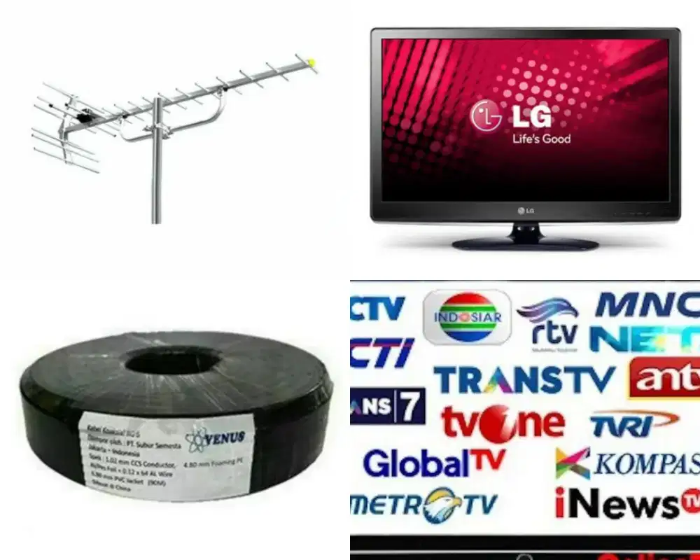 Spesialis Pasang Antena TV Siaran Lokal