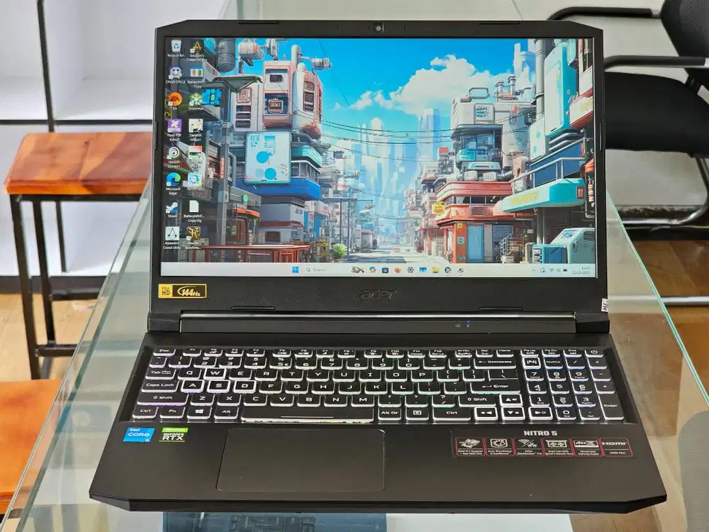 ACER Nitro AN515 57 intel Core i5 Gen 11 Ram 8 GB SSD 512 GB