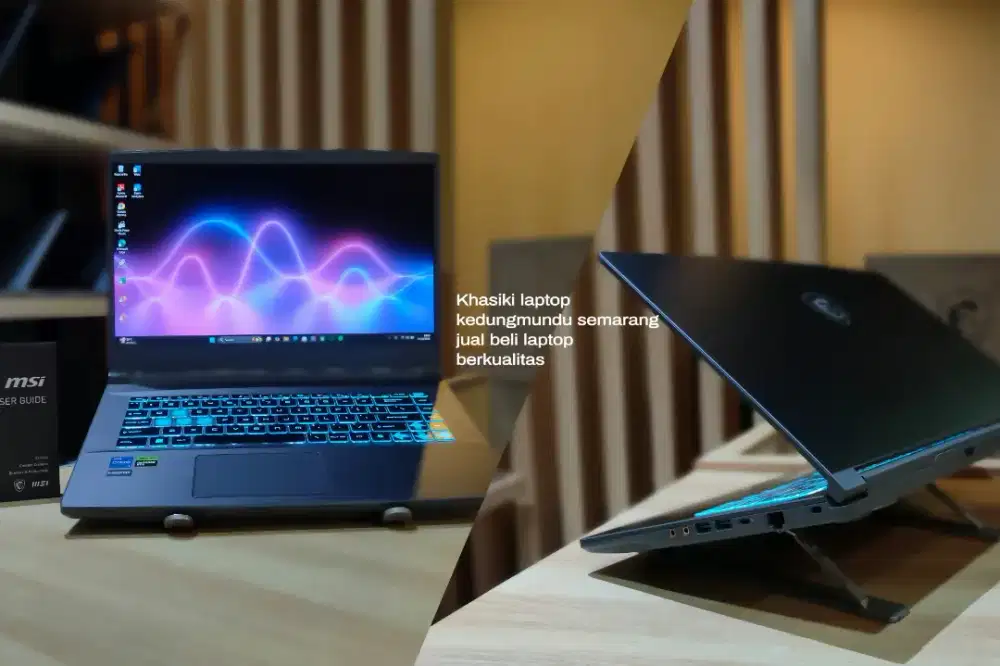 Msi gaming thin15 I7 gen13 RTX4050 6GB gransi pnjang