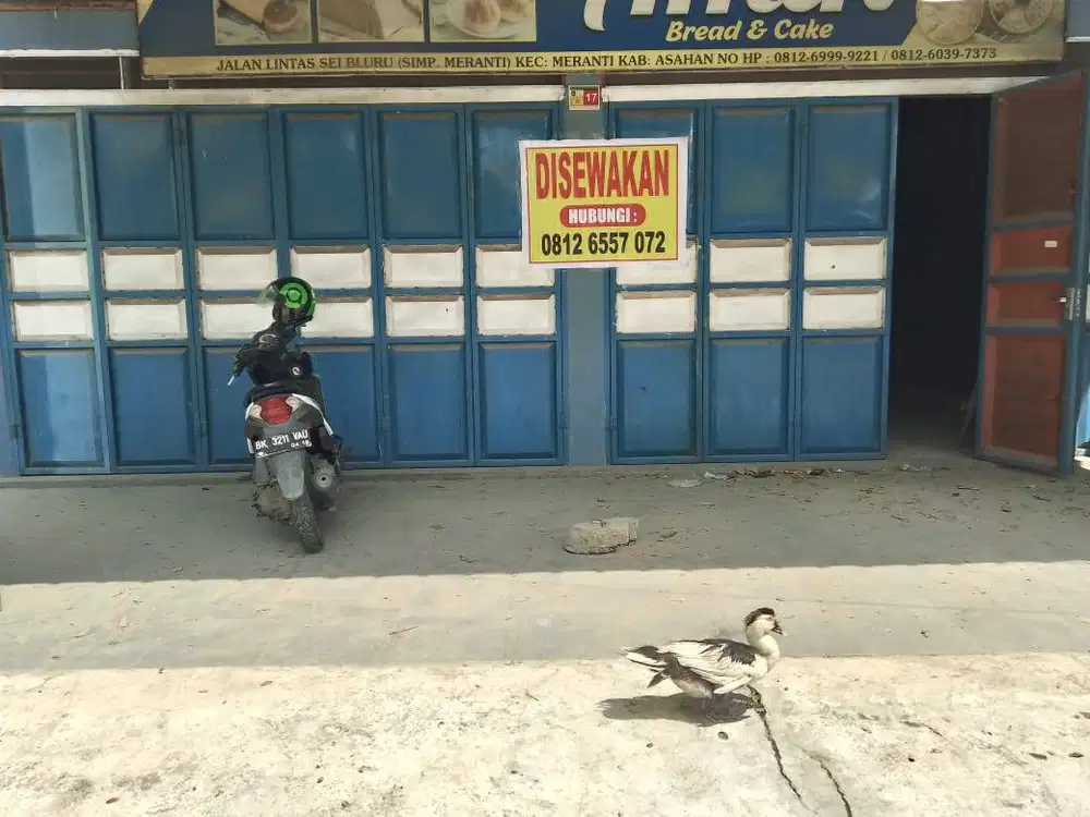 Disewakan ruko 2 pintu