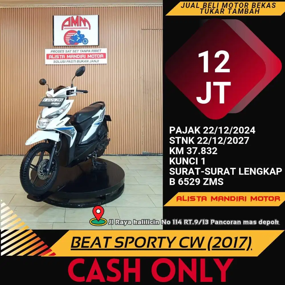 BEAT SPORTY CW 2017 CC 0% KREDIVO TOKPED SPAYLETTER INDODANA GOPAY MOH