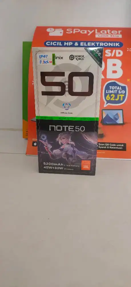 PROMO GEDEN INFINIX NOTE 50 RAM 8/256 NEW