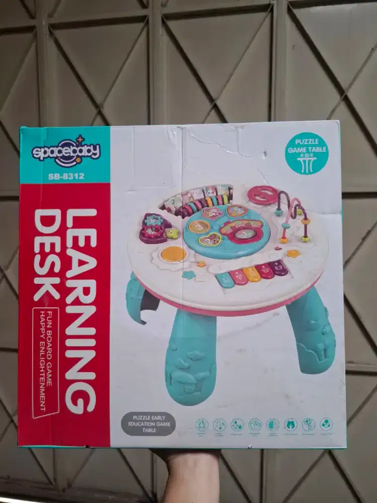 Preloved Space baby learning desk