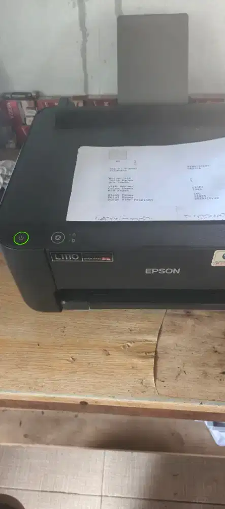 Printer epson l1110 hasil hitam