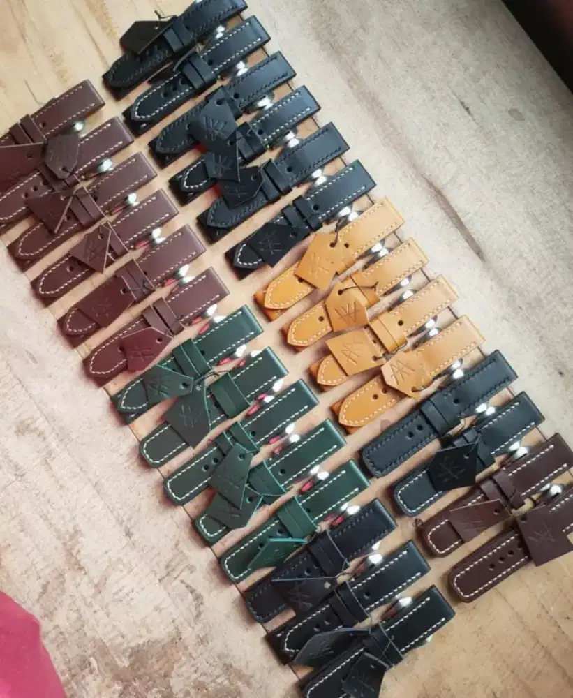 Strap jam tangan kulit sapi asli