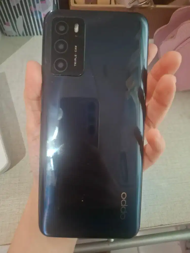 Oppo A16 grey mulus battery aman