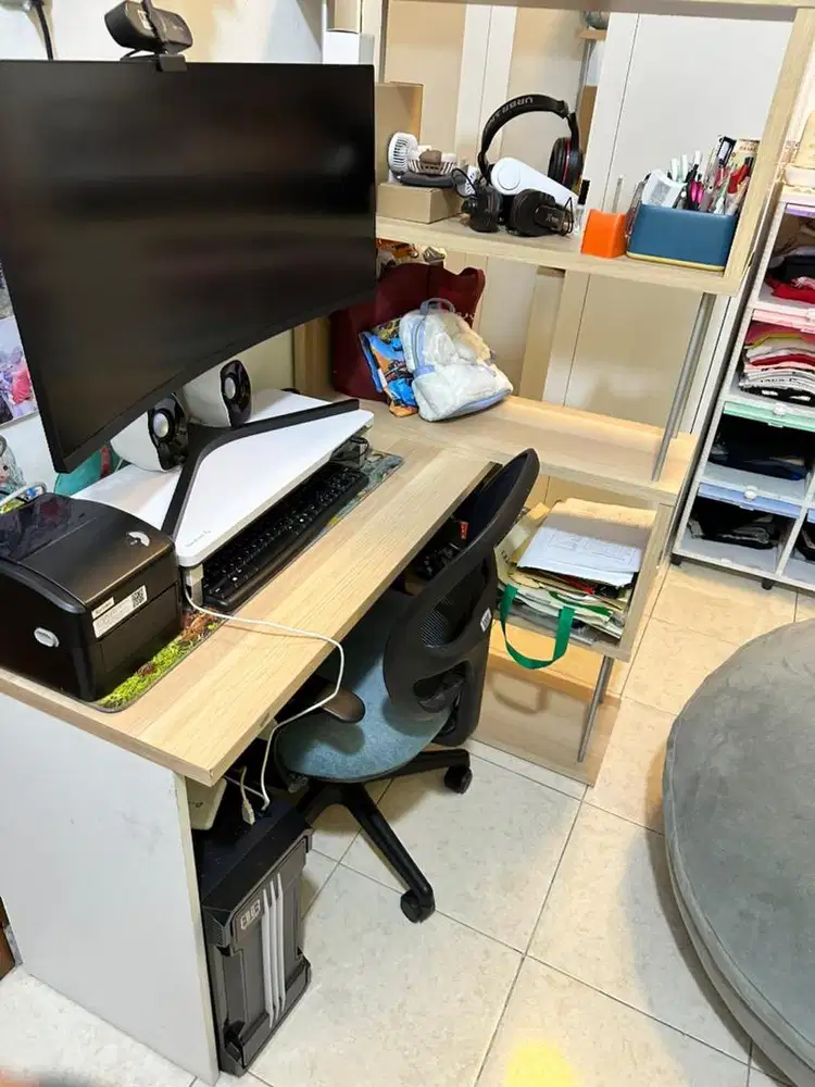dijual cepat lemari serbaguna kantor belajar