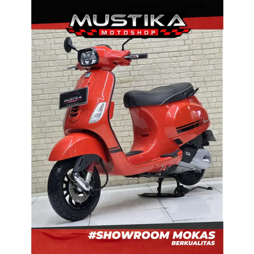 Perfect Condition!!Vespa S 125 Led 2023 Plat Jatim Mulus-Mustika