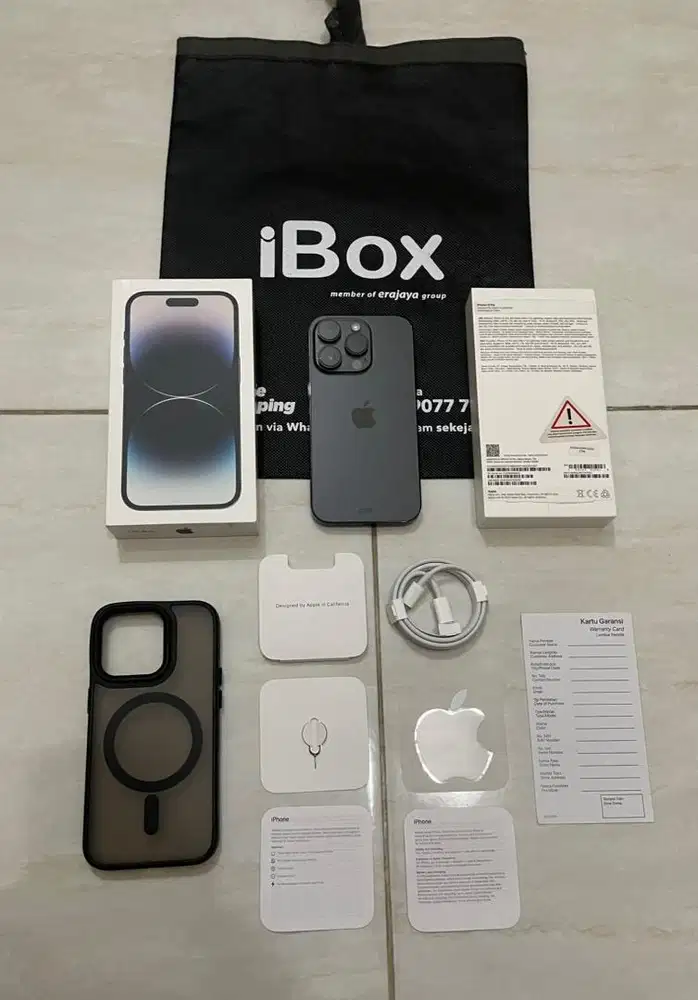 Iphone 14 Pro 1TB Tera IBOX Resmi Fullset lengkap original