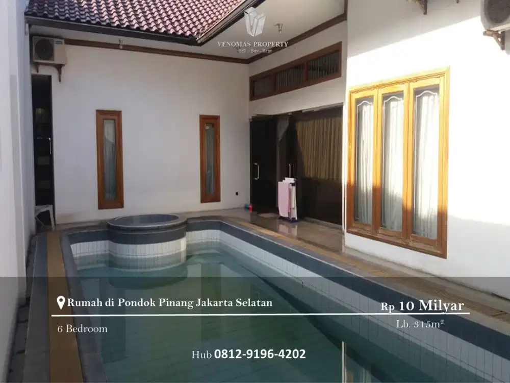 Dijual Rumah di Pondok Pinang Jl H Naimun