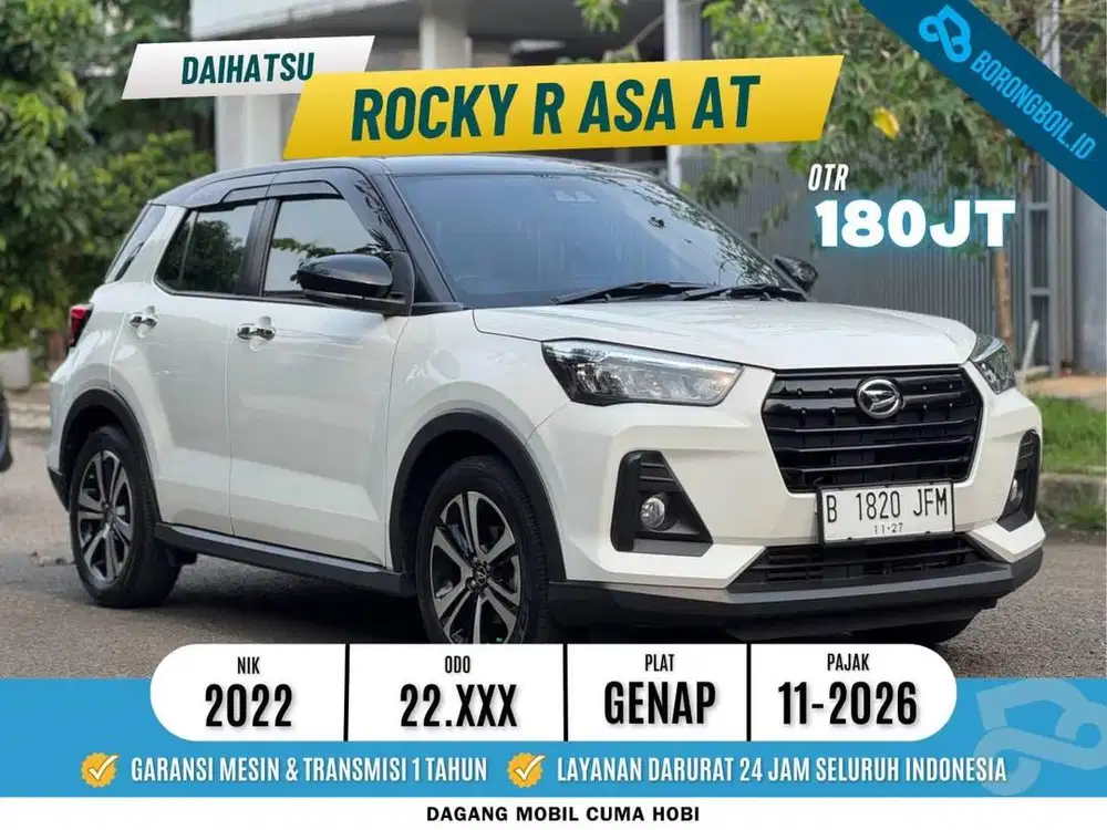 DAIHATSU ROCKY 1.0 R ASA 2022 PUTIH LIKE NEW