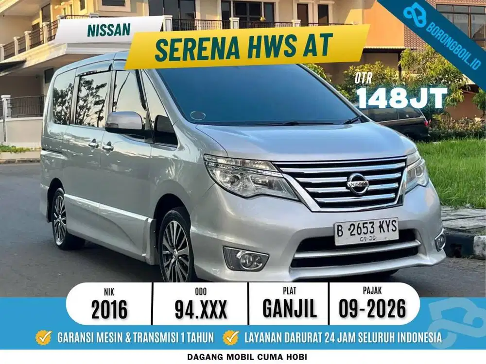 NISSAN SERENA 2.0 HWS AT 2016 SILVER