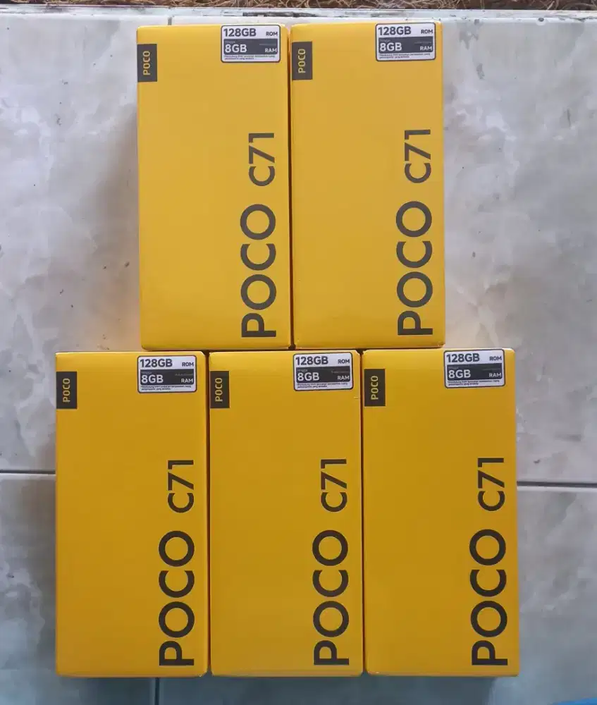 Poco c71 4+4gb/128gb baru BNIB SeGEL