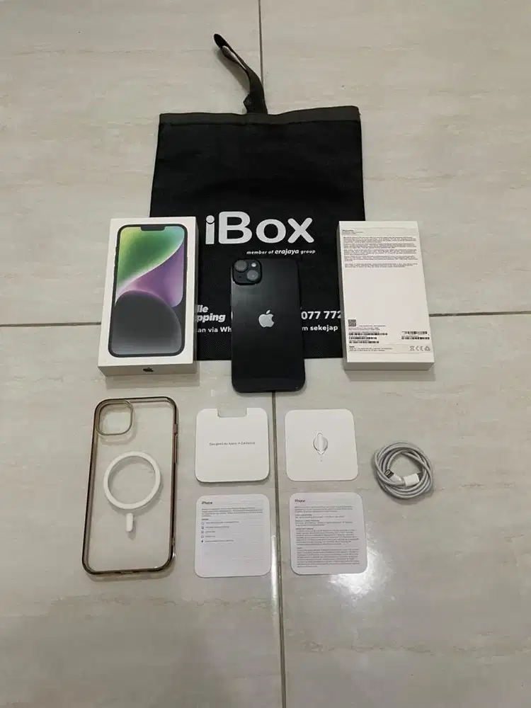 Iphone 14 Plus 128gb IBOX Digimap resmi Fullset lengkap original mulus