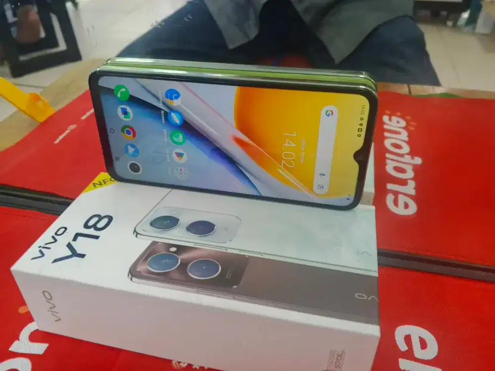 VIVO Y18 NFC Ram 6/128 gb mulus lengkap normal