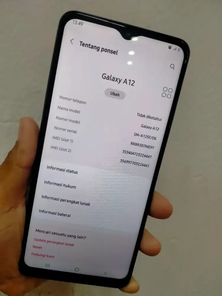 HP SAMSUNG A12 RAM 6/128GB